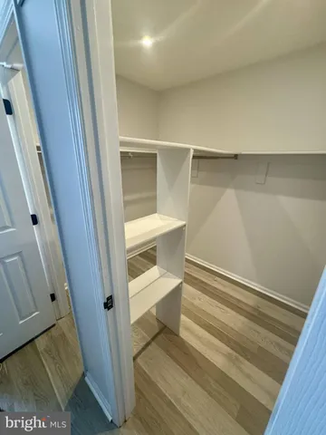 a view of closet area