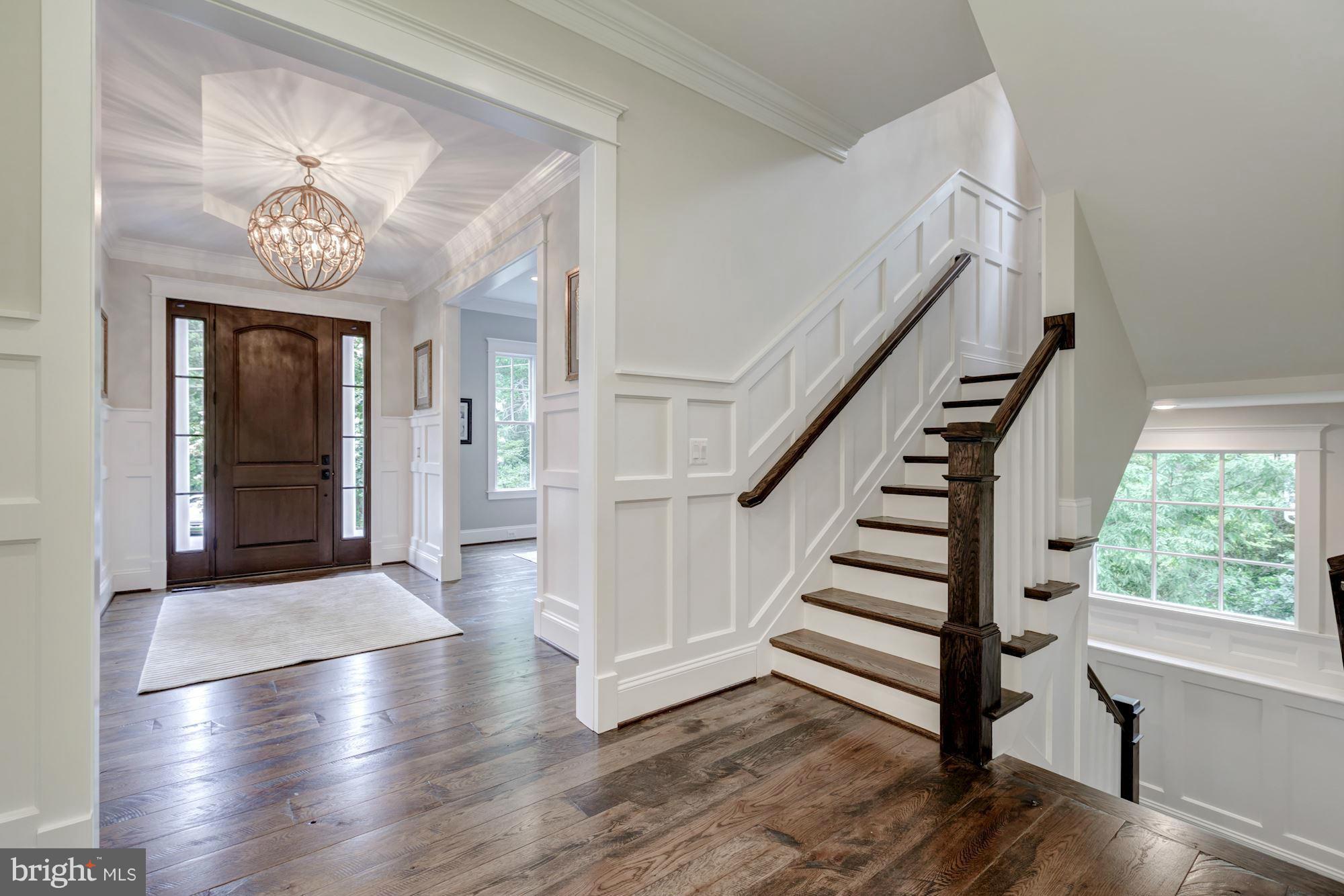 1600 Brookside Road McLean, VA 22101 - Photo 15 of 29 Oak hardwood floors, custom mahogany entry door