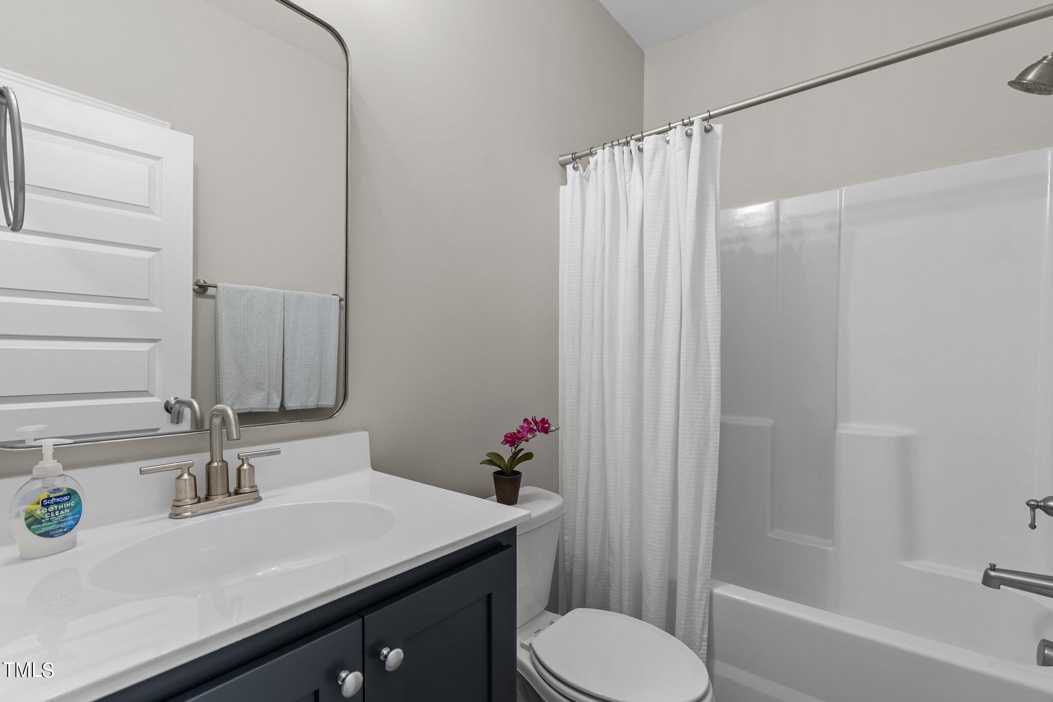 30 Brookhaven Drive Spring Hope, NC 27882 - Photo 14 of 20 a bathroom with a sink and a mirror