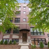 a front view of a building