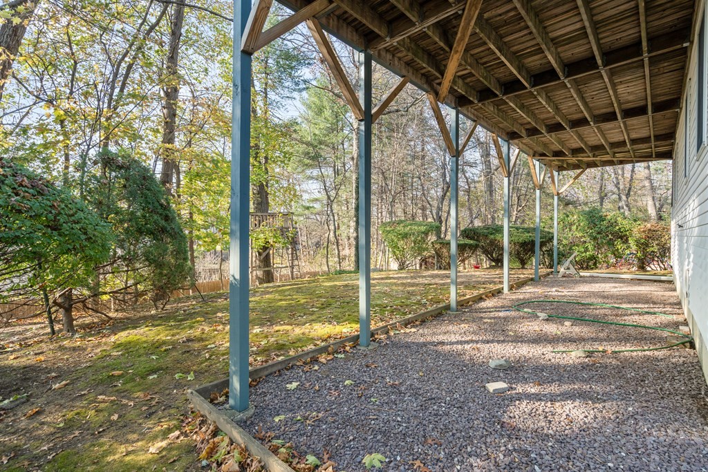 93 Gayland Road Needham, MA 02492 - Photo 34 of 36 a view of a porch with a backyard