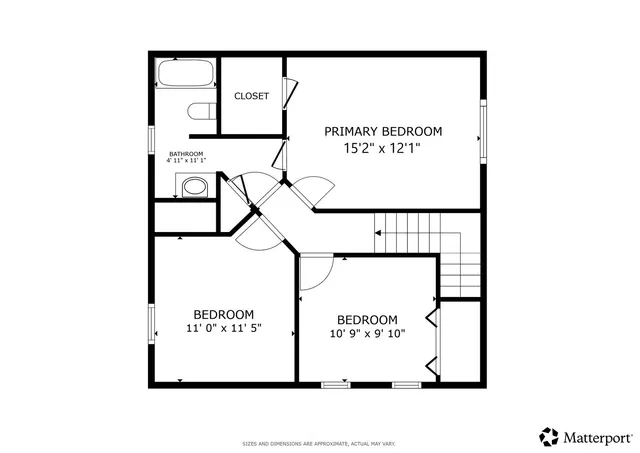 a picture of a bench in front of a building