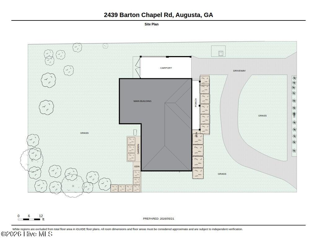 2439 Barton Chapel Road Augusta, GA 30906 - Photo 32 of 35 Aerial Sketch