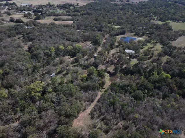 an aerial view of house with outdoor space
