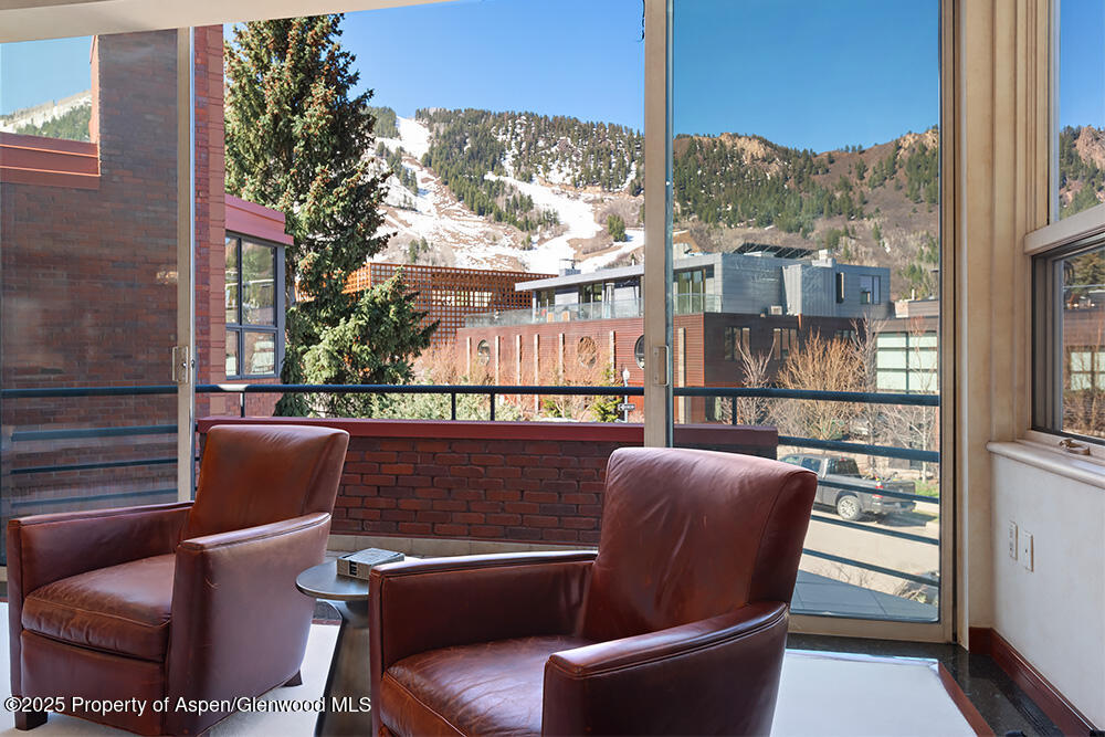 208 South Spring Street, Unit 1 Aspen, CO 81611 - Photo 11 of 29 a view of balcony with furniture