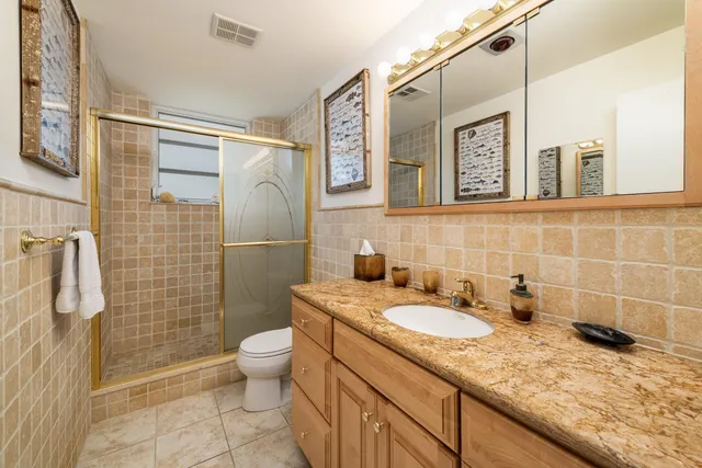 a view of outdoor space with ocean view