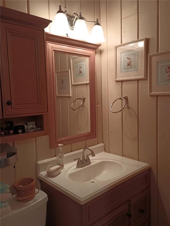 8473 South Lake Road Jamestown, PA 16134 - Photo 9 of 21 a bathroom with a sink and a mirror