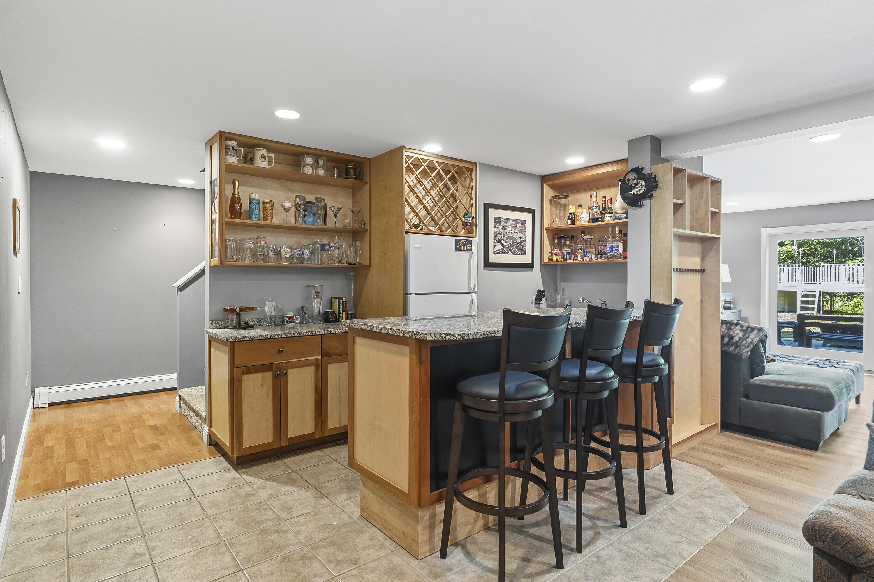 79 Beaver Pond Road Topsham, ME 04086 - Photo 45 of 74 Bar & Family Room