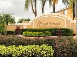 a view of a garden with a potted plant