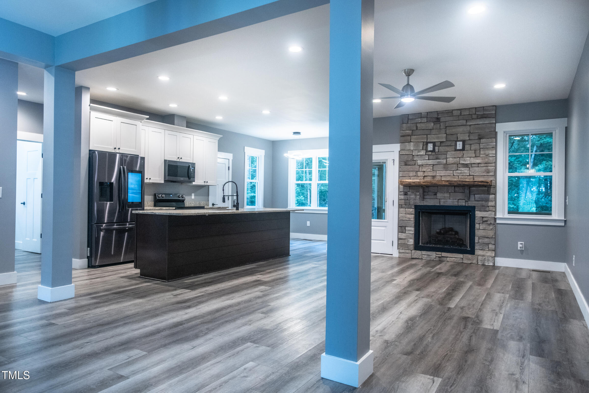 77 Running Deer Path Timberlake, NC 27583 - Photo 12 of 41 a view of kitchen with cabinets and wooden floor