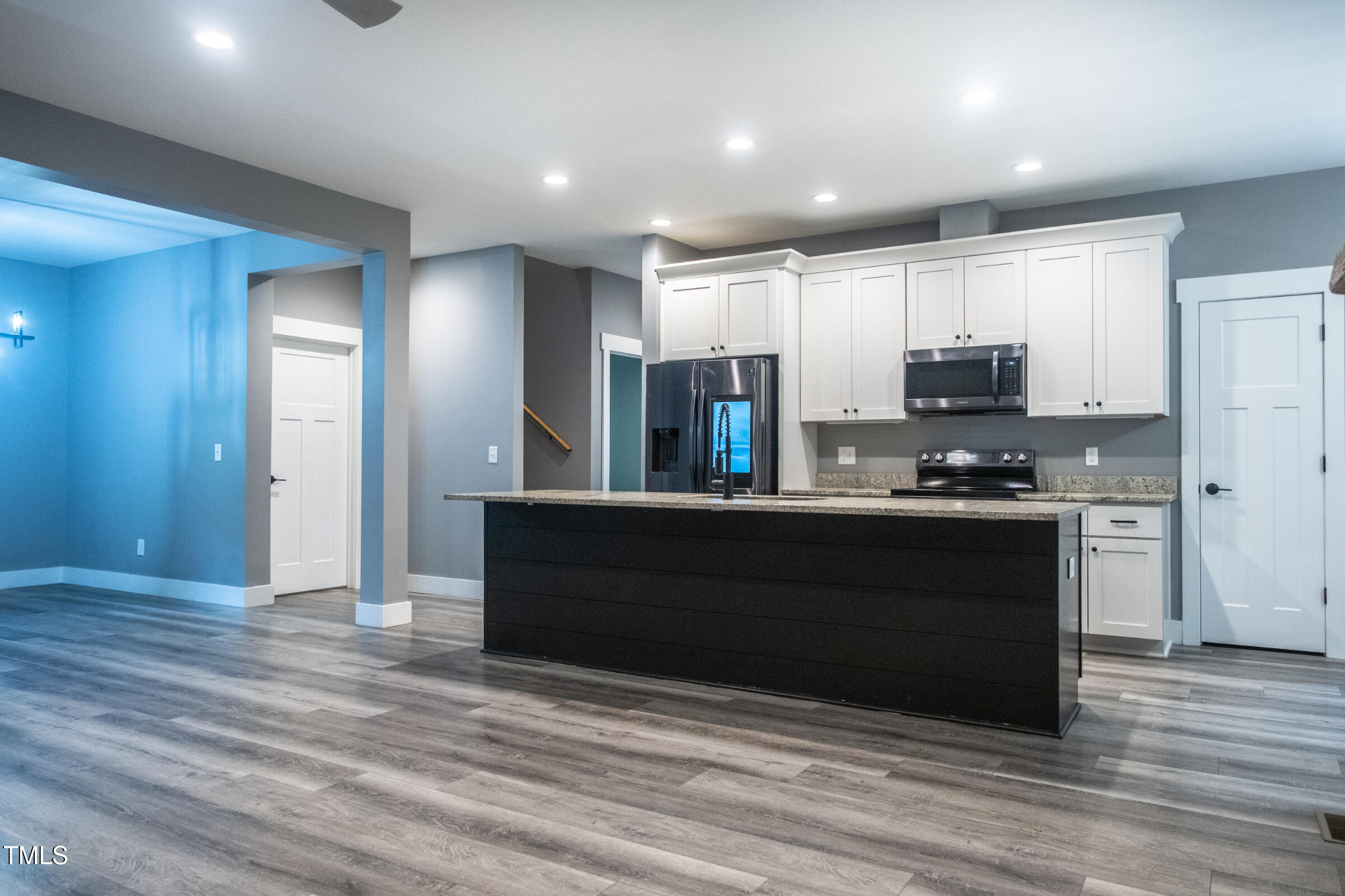 77 Running Deer Path Timberlake, NC 27583 - Photo 15 of 41 a view of kitchen with wooden floor