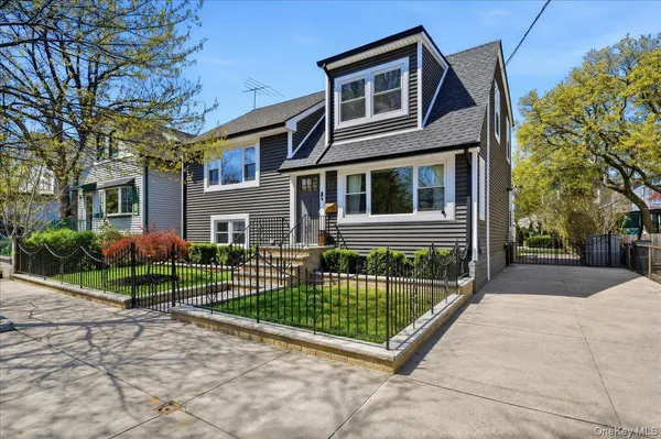 front view of a house with a porch