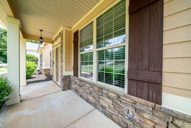 a house with a outdoor space