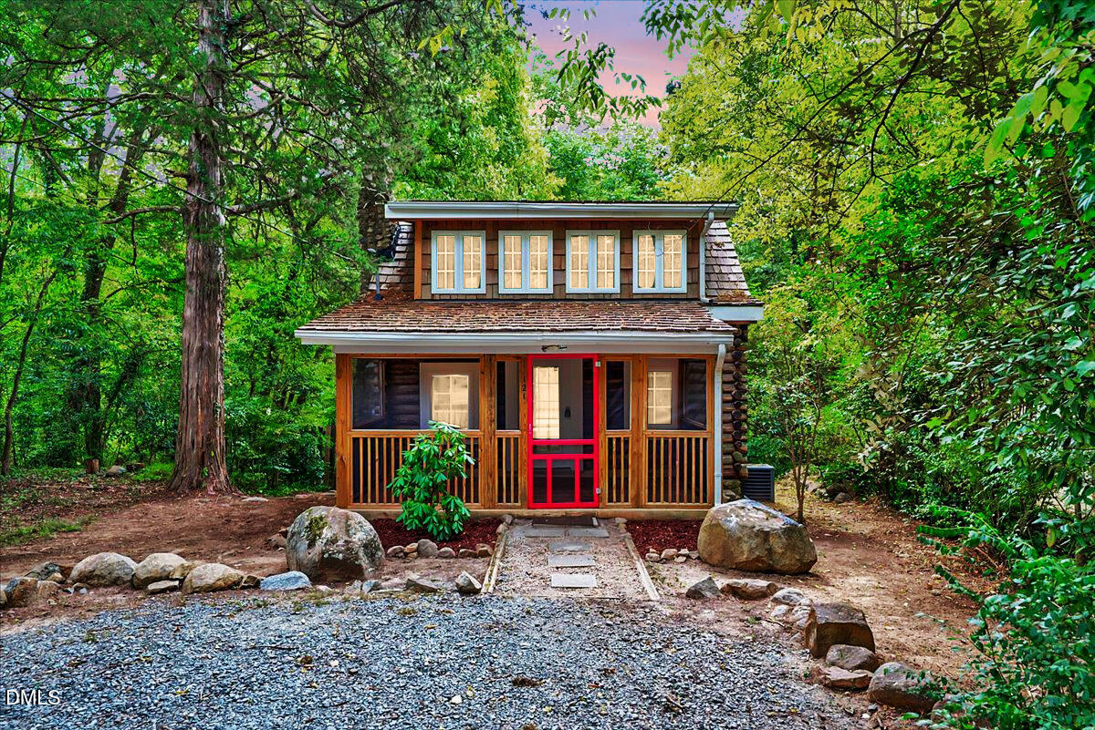 121 Purefoy Road Chapel Hill, NC 27514 - Photo 1 of 34 Front Exterior (Twilight)