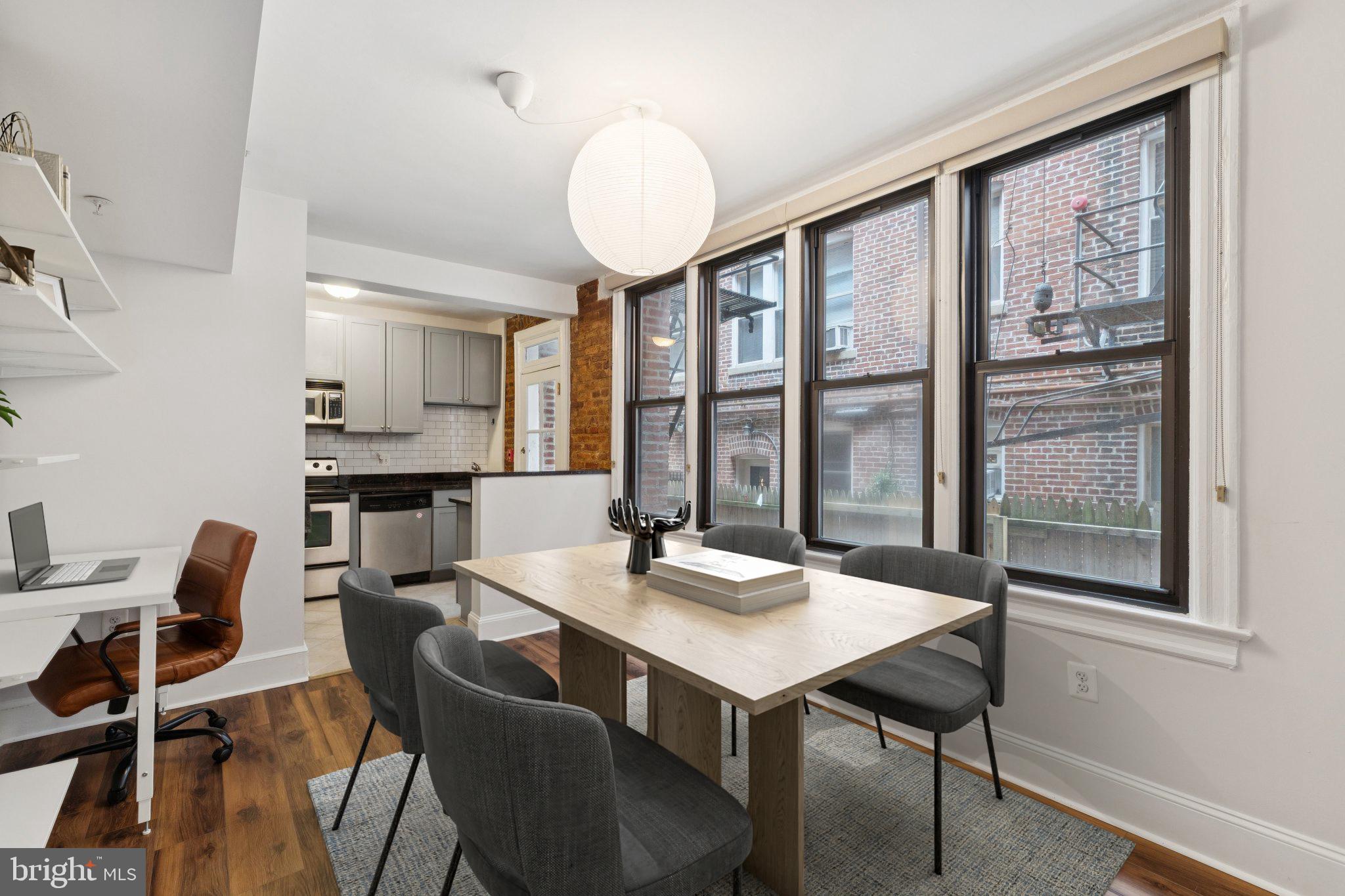 1858 California Street Northwest, Unit 5 Washington, DC 20009 - Photo 12 of 28 Bright and airy dining space awaits.