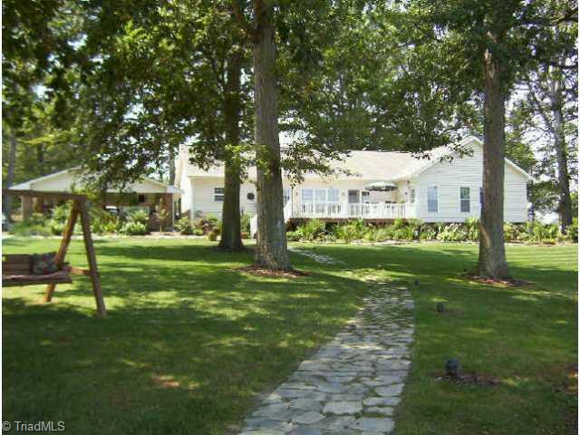 Other. View of yard and home from dock