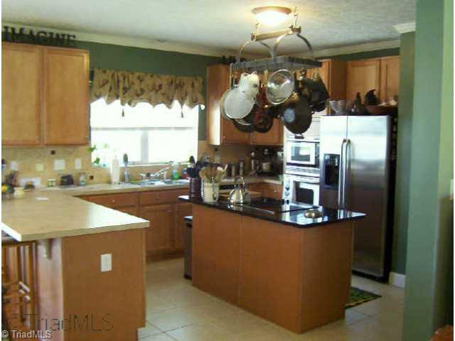 Other. Kitchen island w/granite top. Also view of lake while at sink.