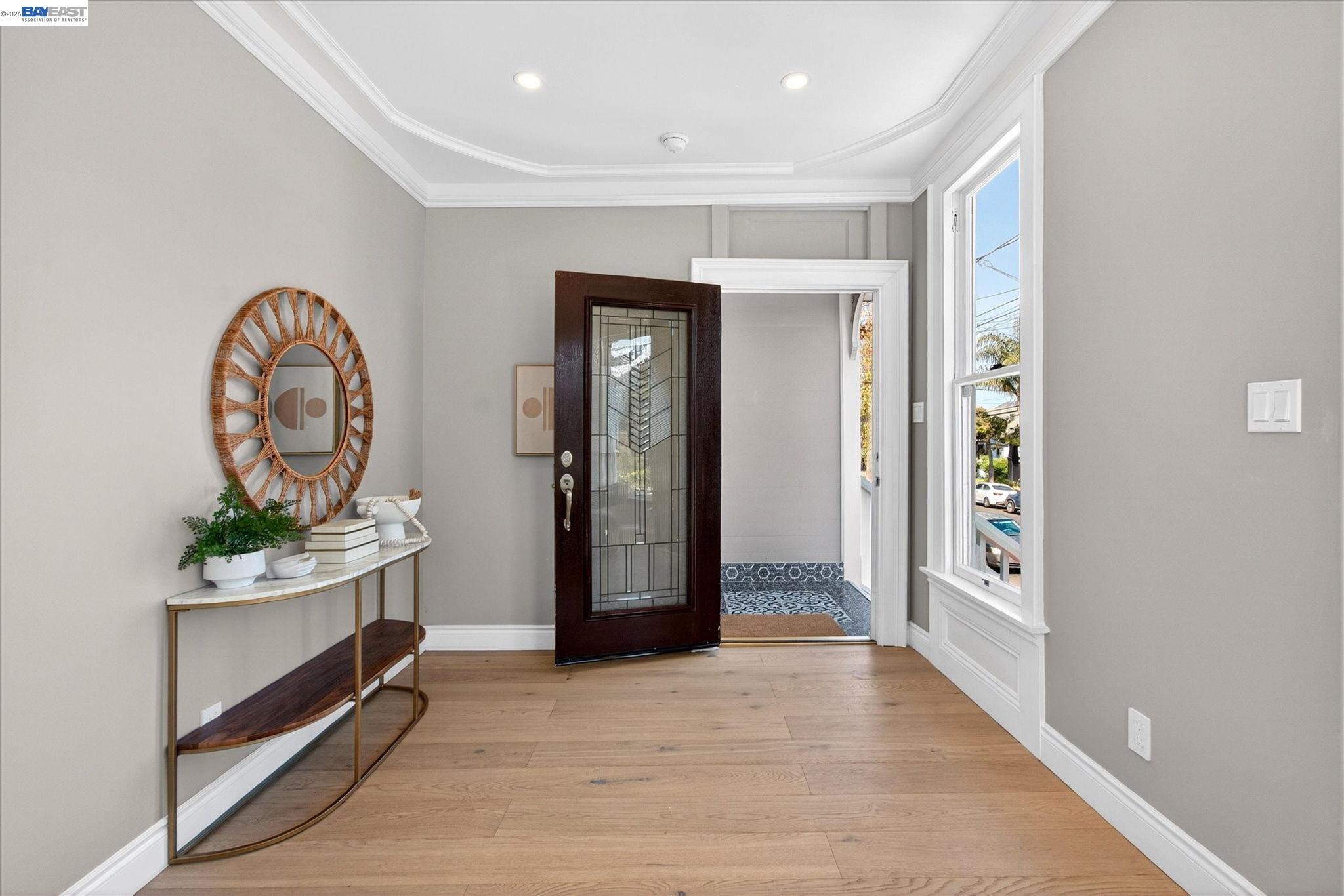 552 Haight Avenue Alameda, CA 94501 - Photo 3 of 43 a view of an entryway with wooden floor