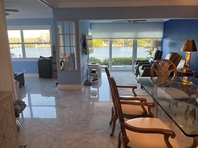 2758 Northeast 30th Avenue, Unit 3A Lighthouse Point, FL 33064 - Photo 14 of 29 View from Kitchen to Back patio