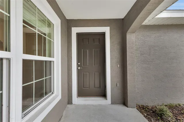 a view of front door