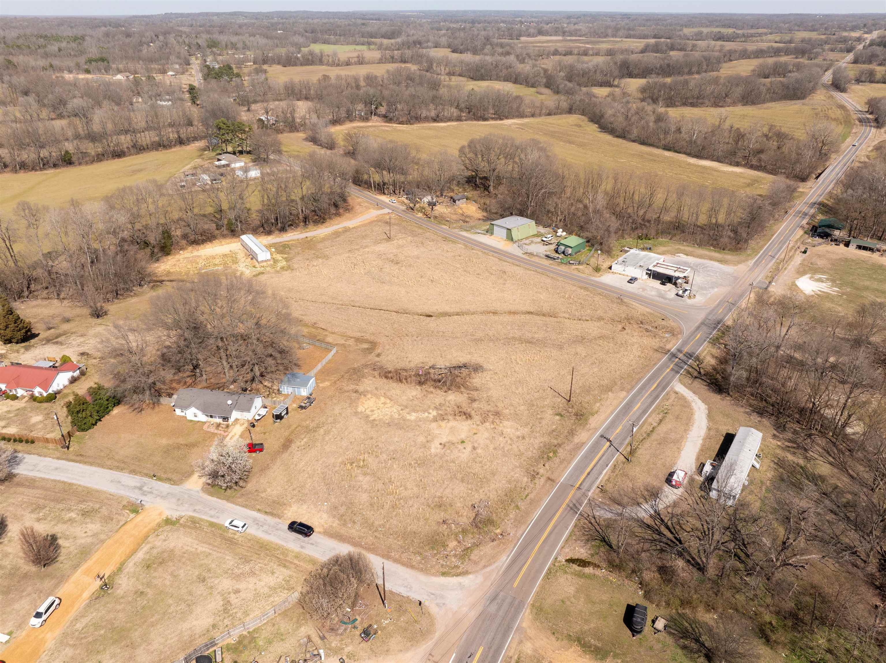 Lot #12 Luckett Three Points Road Henning, TN 38041 - Photo 8 of 15 Birds eye view of property with a rural view