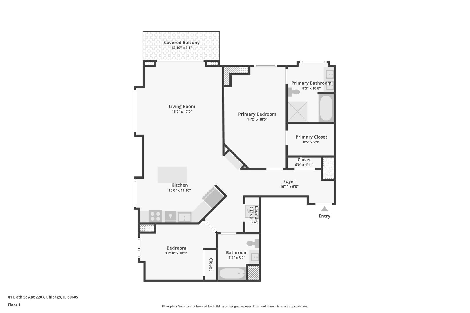 41 East 8th Street, Unit 2207 Chicago, IL 60605 - Photo 26 of 26