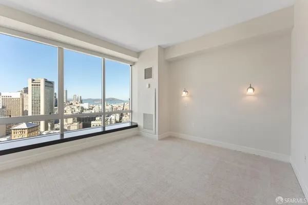 a view of a room with window