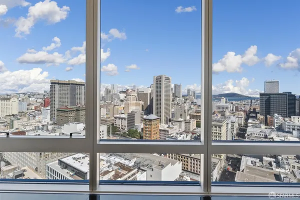 a city view with lot of high rise buildings