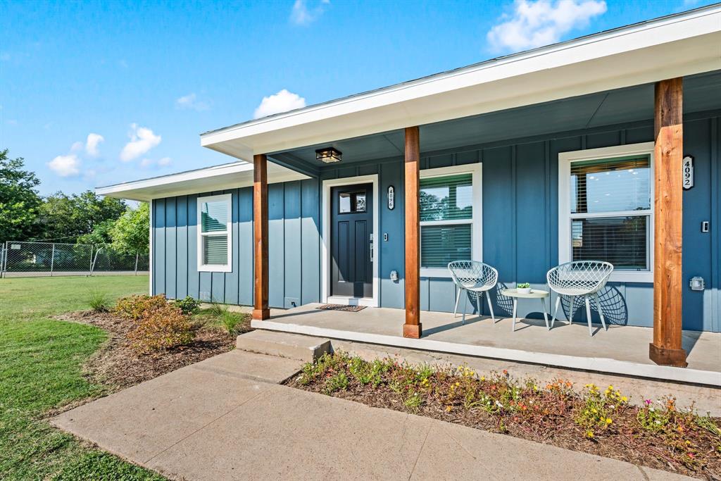 Structured as a condominium; 4092 is on the left side of duplex