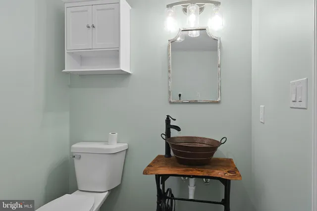 a close view of a sink