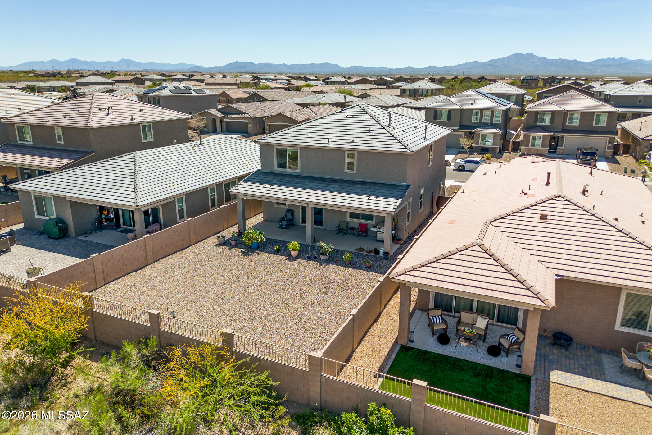 12092 East Ryscott Circle Vail, AZ 85641 - Photo 48 of 49 an aerial view of a house