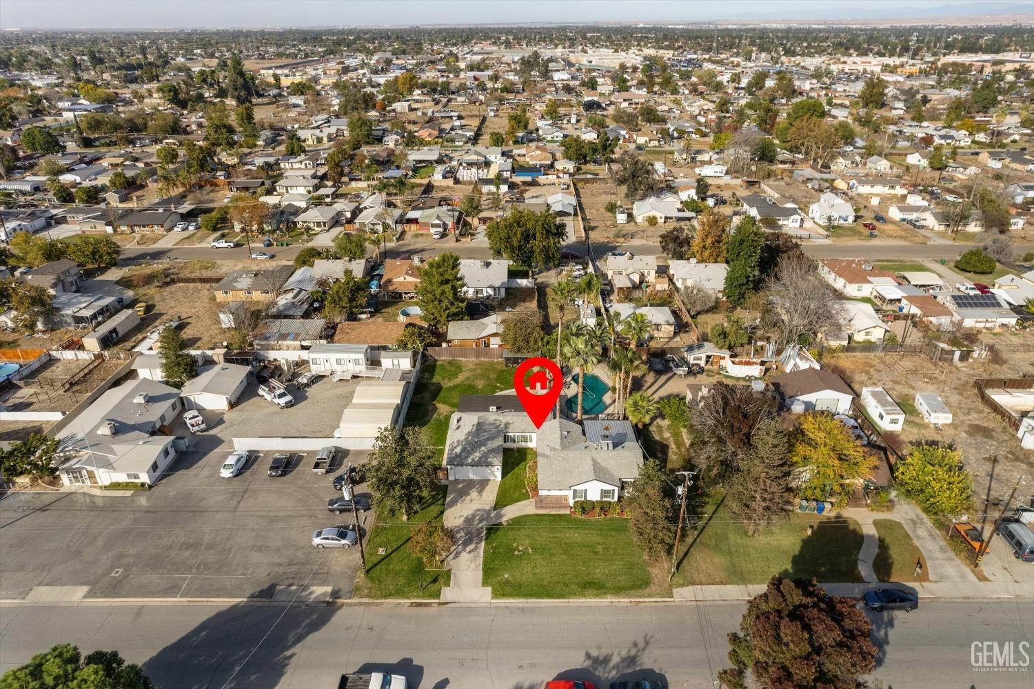 Undisclosed Address Bakersfield, CA 93312 - Photo 35 of 35 an aerial view of residential houses with outdoor space