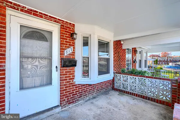 a front view of a house with entryway