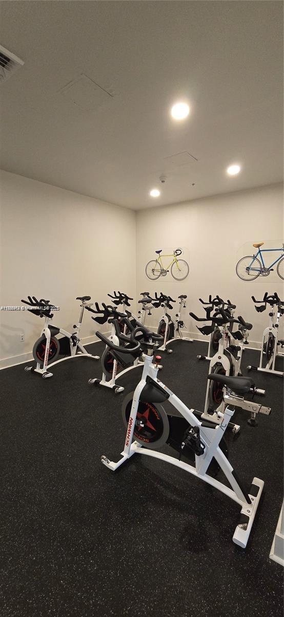 Edgewater Miami, FL 33132 - Photo 12 of 52 a view of a room with gym equipment