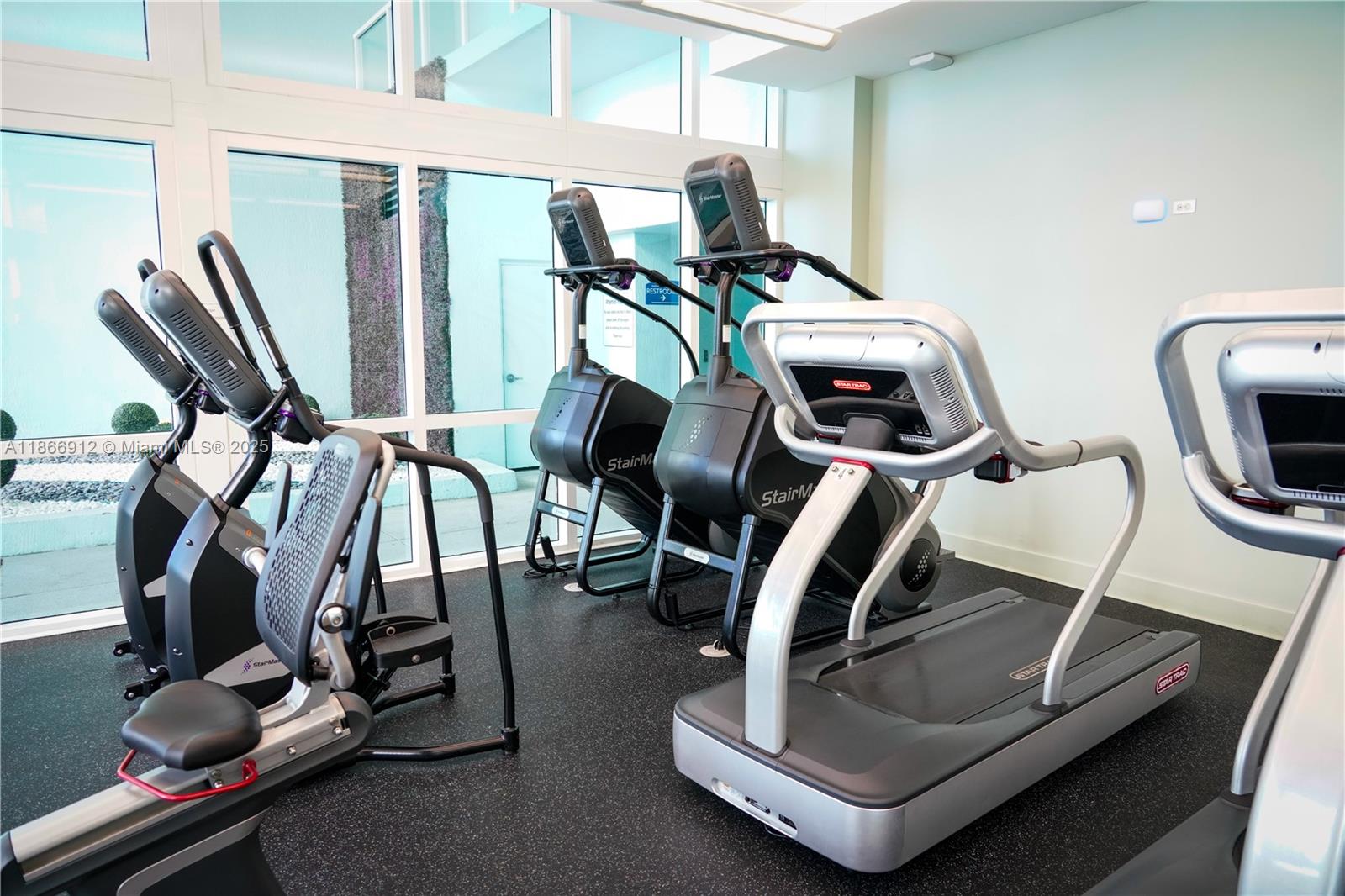 Edgewater Miami, FL 33132 - Photo 42 of 52 a view of a room with gym equipment
