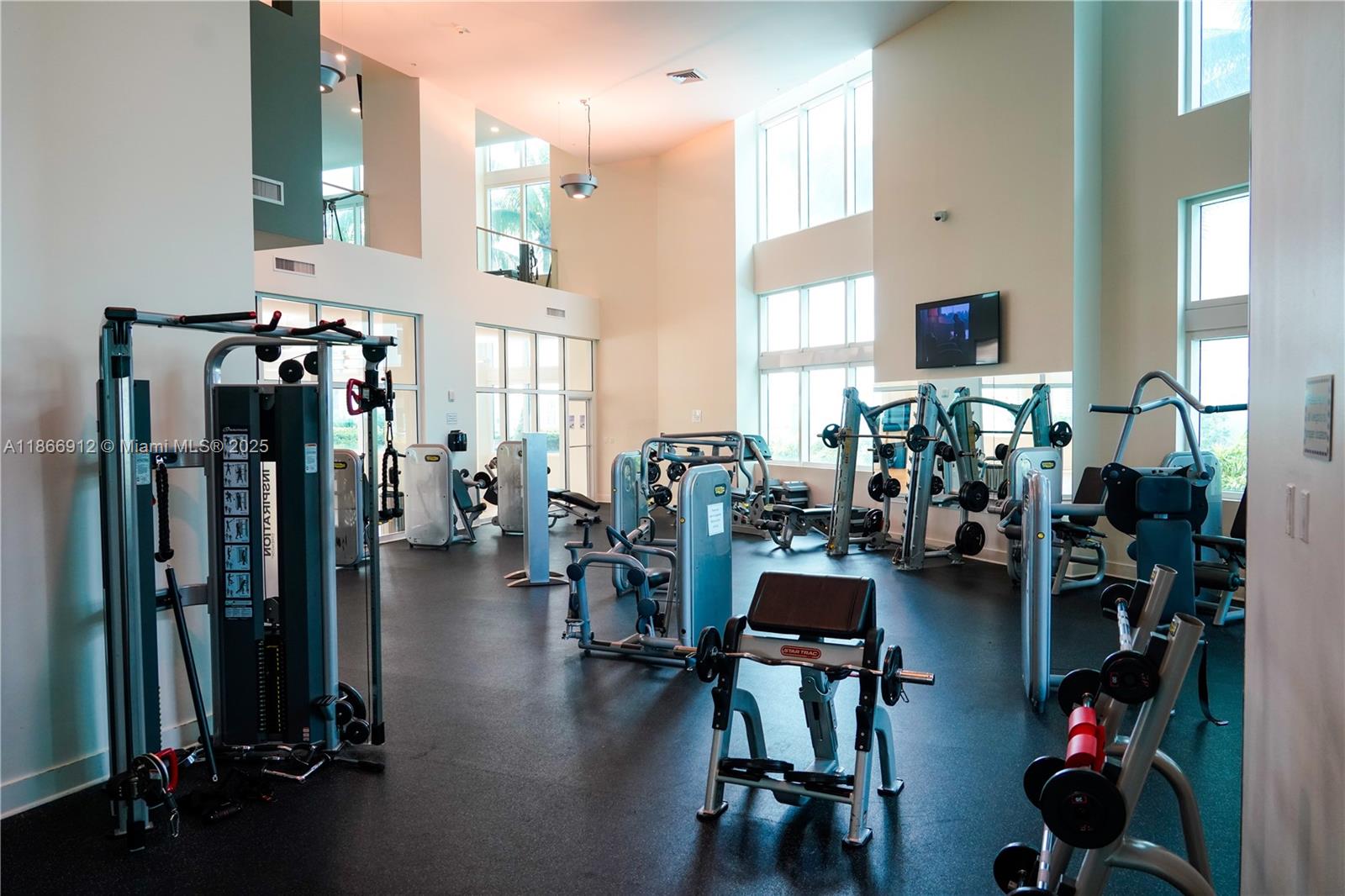 Edgewater Miami, FL 33132 - Photo 44 of 52 a view of a room with gym equipment