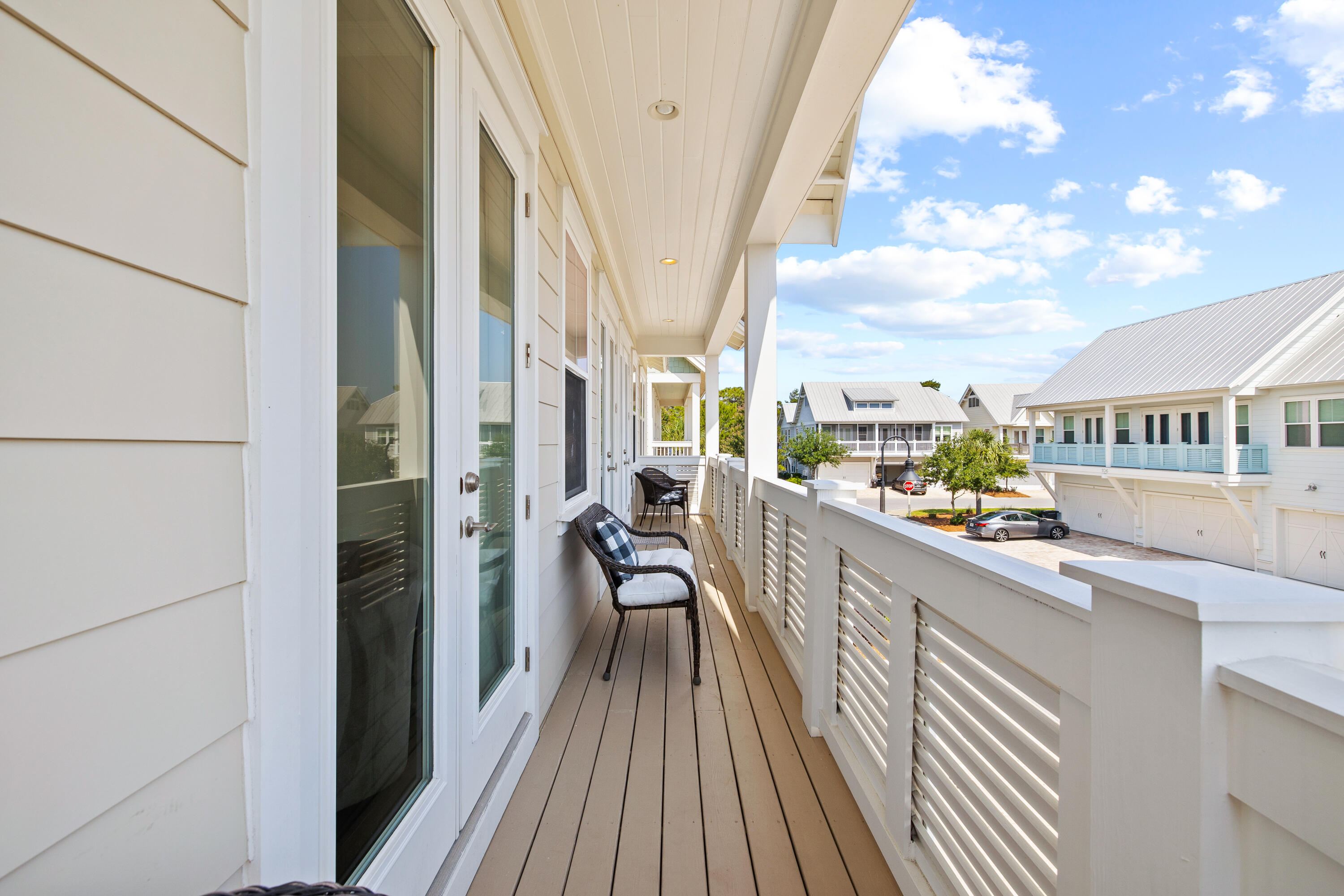 95 York Ln Inlet Beach, Unit C Inlet Beach, FL 32461 - Photo 28 of 36 a balcony with view of city