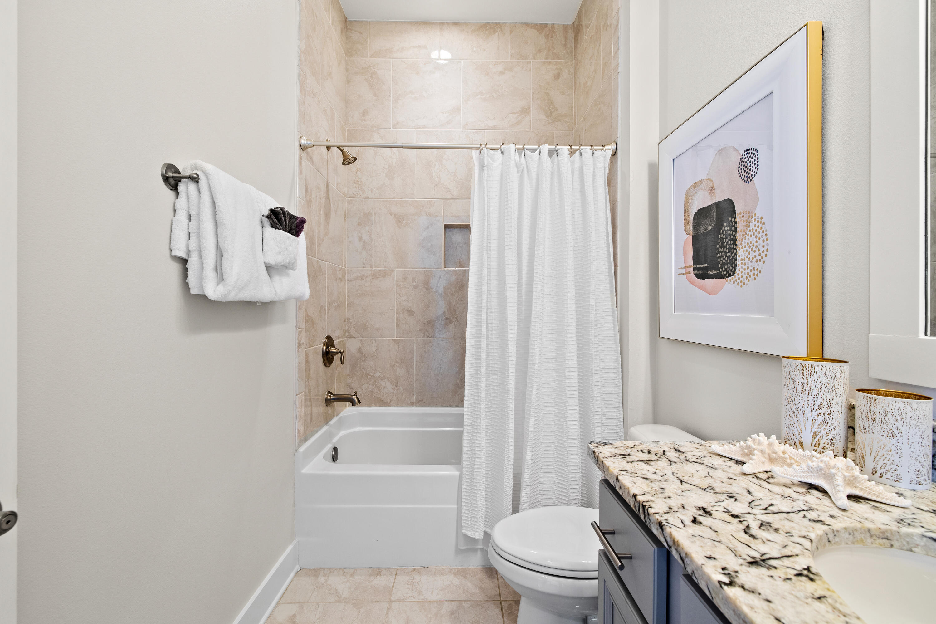 95 York Ln Inlet Beach, Unit C Inlet Beach, FL 32461 - Photo 36 of 36 a bathroom with a sink toilet and shower