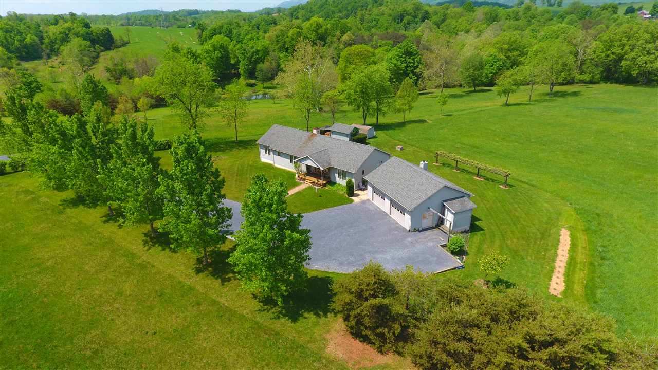 1165 Miller Farm Road Staunton, VA 24401 - Photo 1 of 50 an aerial view of a house with outdoor space and street view