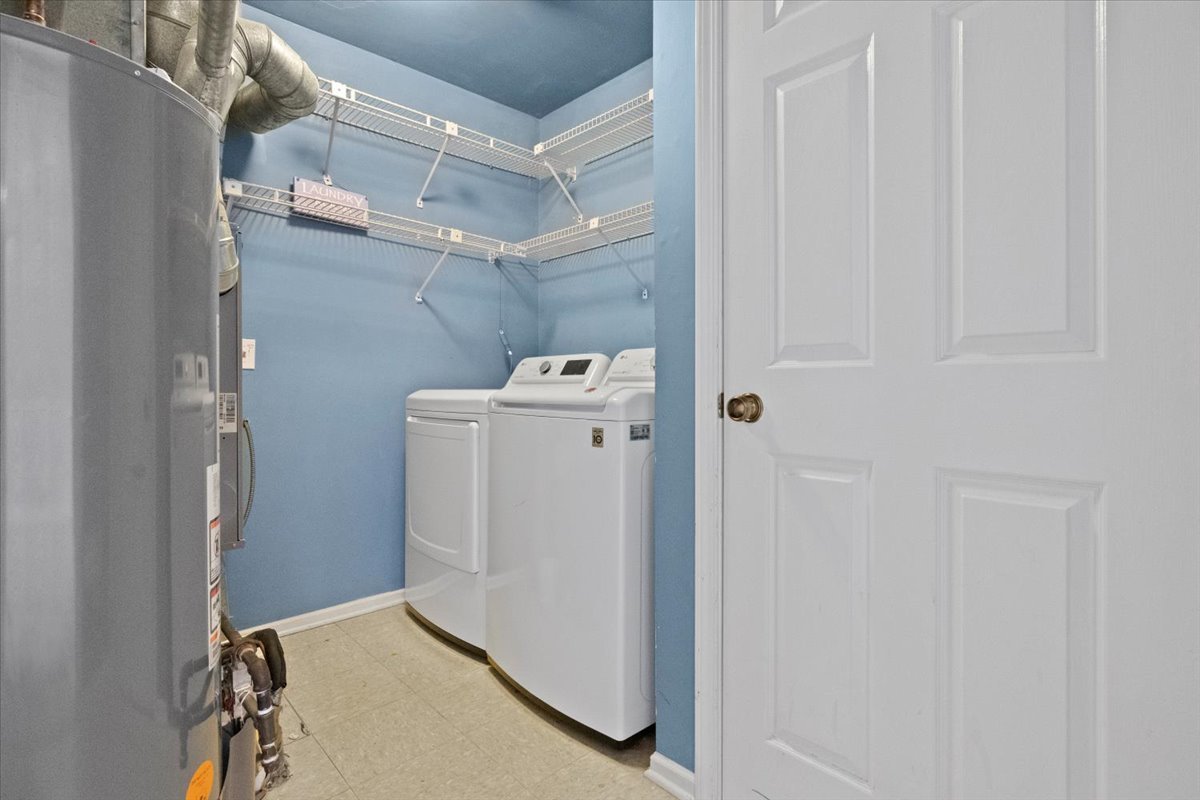 8 Hastings Lane Lincolnshire, IL 60069 - Photo 27 of 29 a utility room with dryer and washer