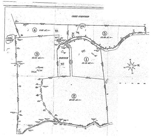 837 Comer Road Lascassas, TN 37085 - Photo 17 of 17 Plat, property is lot 1,2,3, and 5