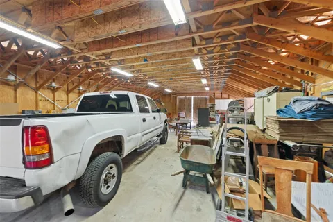 a view of a car garage