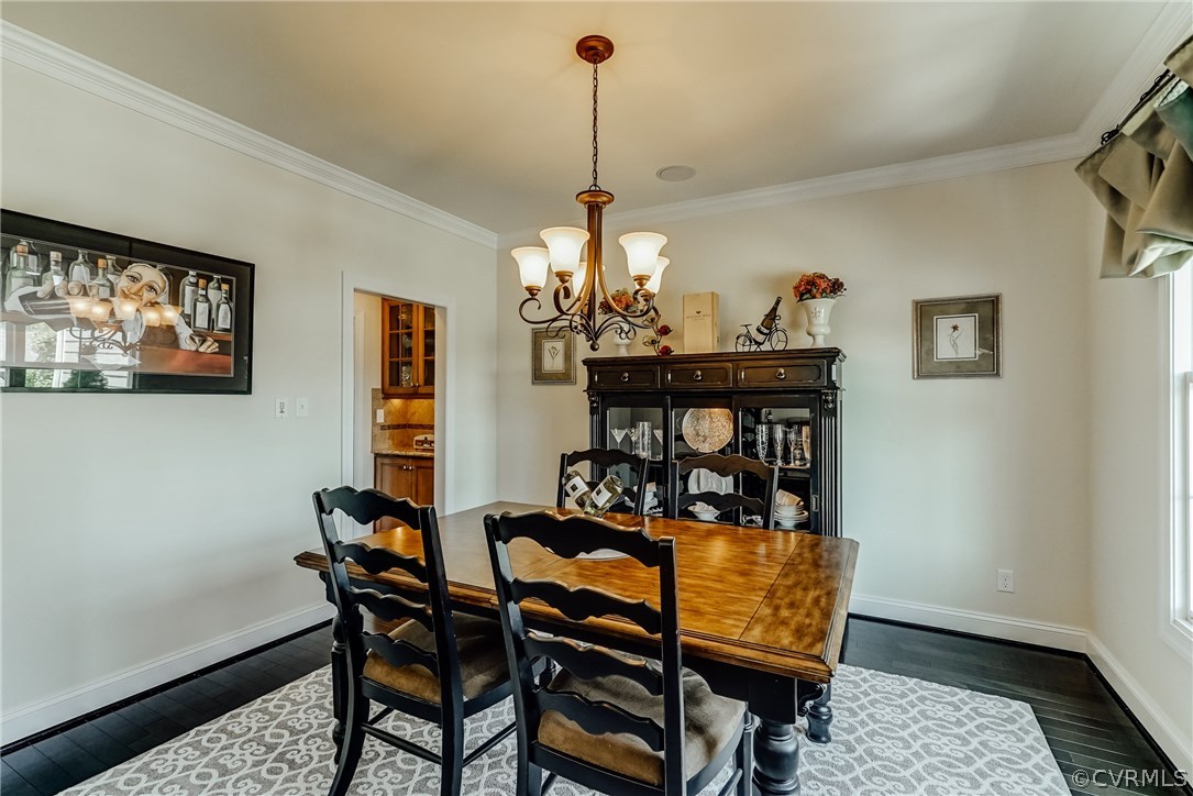 3119 Handley Road Midlothian, VA 23113 - Photo 5 of 41 a view of a dining room with furniture and window