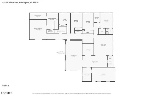 $599,000 | 8327 Riviera Avenue, Fort Myers, FL 33919