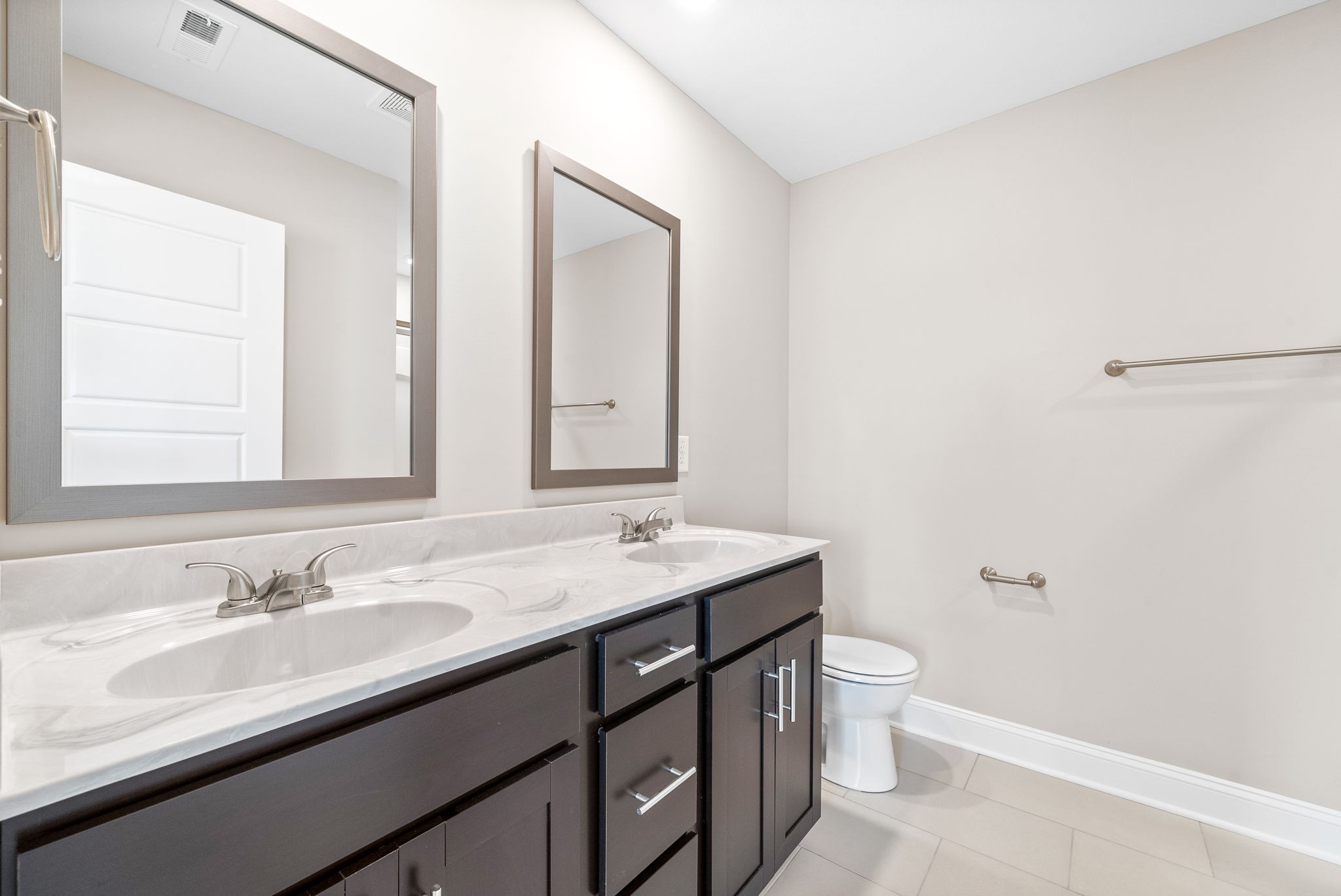 30 Echo Ridge Oak Grove, KY 42262 - Photo 22 of 43 a bathroom with a granite countertop sink a toilet and a mirror