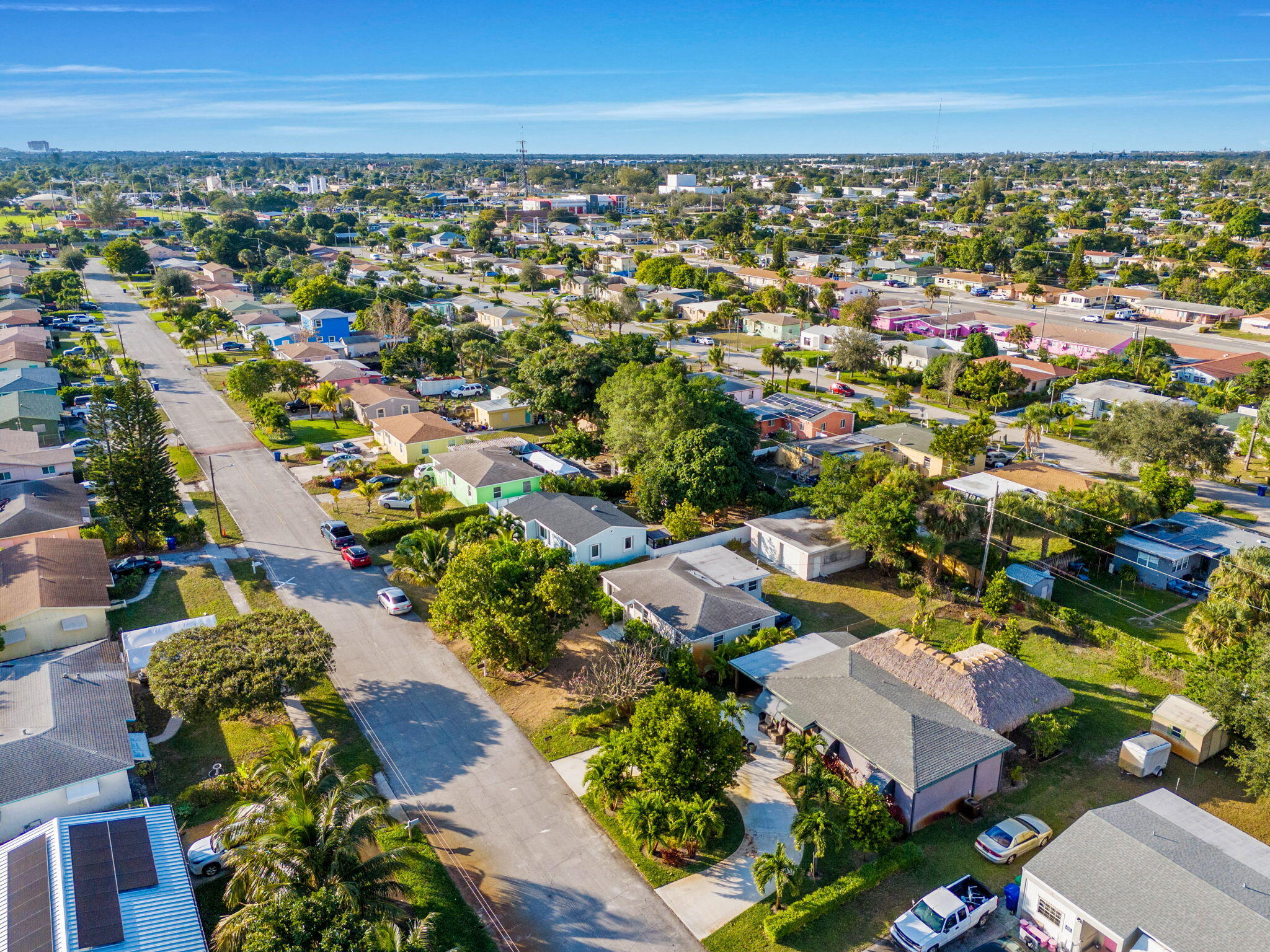 236 West 24th Street Riviera Beach, FL 33404 - Photo 43 of 48 an aerial view of a city with lots of residential buildings