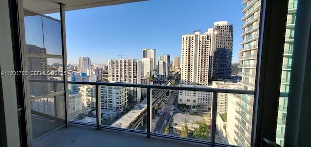 79 Southwest 12th Street, Unit 2411S Miami, FL 33130 - Photo 2 of 23 a view of a balcony with an outdoor space