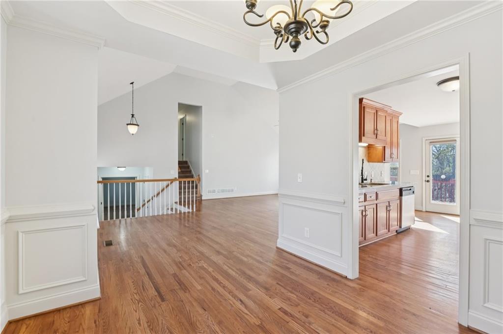 102 Oak Ridge Trail White, GA 30184 - Photo 8 of 31 a view interior of a house with wooden floor