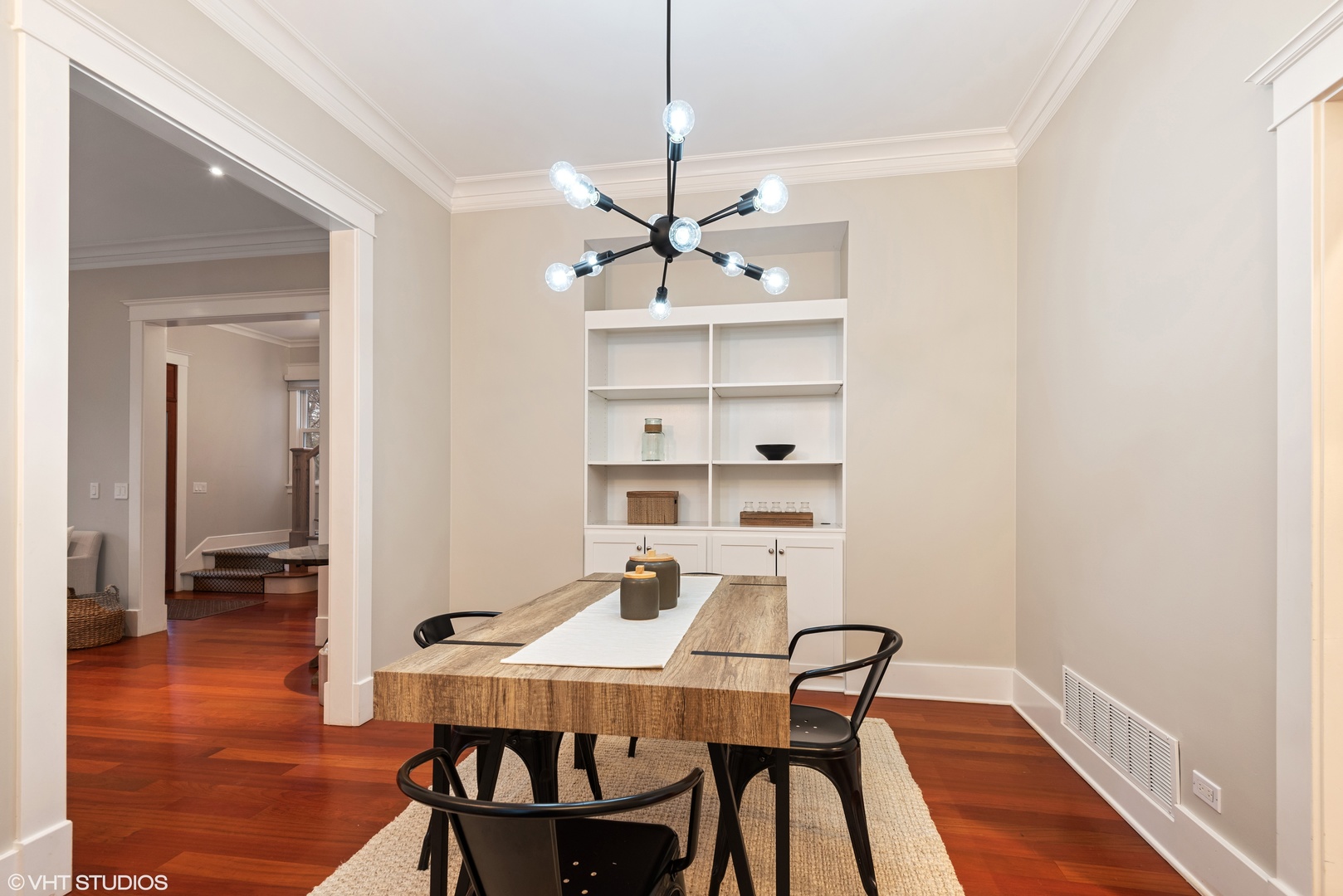 2121 Forestview Road Evanston, IL 60201 - Photo 11 of 35 a view of a dining room with furniture and wooden floor