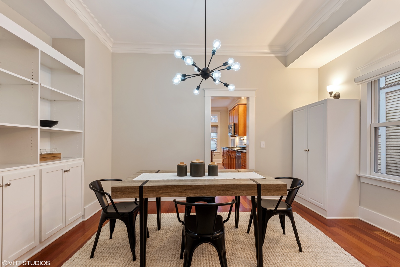 2121 Forestview Road Evanston, IL 60201 - Photo 9 of 35 a view of a dining room with furniture and wooden floor